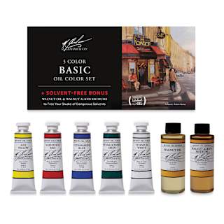 M. Graham Artists' Oil Paints - Set of 7, Assorted Colors and Mediums