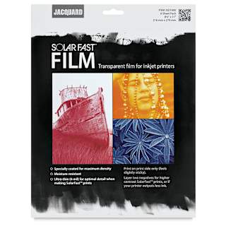Jacquard SolarFast Film - 8-1/2" x 11", Pkg of 8