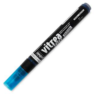 Pebeo Vitrea 160 Paint Markers - Azure, Frosted