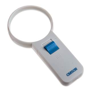 Carson Illuminated Handheld LED Lighted Magnifier - 3"Dia.