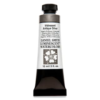 Daniel Smith Luminescent Watercolor - Iridescent Antique Silver, 15 ml, Tube