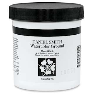 Daniel Smith Watercolor Ground - Mars Black, 16 oz