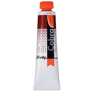 Royal Talens Cobra Study Water Mixable Oil Colors - Madder Lake, 40 ml tube