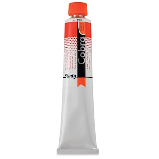 Royal Talens Cobra Study Water Mixable Oil Colors - Pyrrole Red Light, 200 ml tube