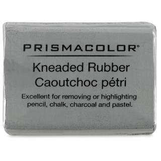 Prismacolor Kneaded Eraser - Medium, 1-1/4" x 3/4" x 1/4", Gray