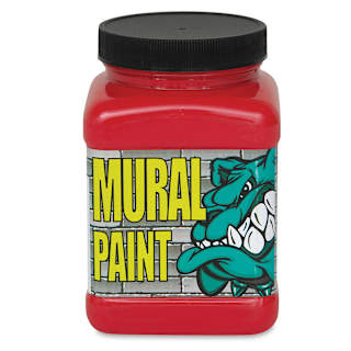 Chroma Acrylic Mural Paint - Stop, 16 oz jar