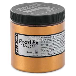 Jacquard Pearl-Ex Pigment - Knox Gold, 4 oz, Jar