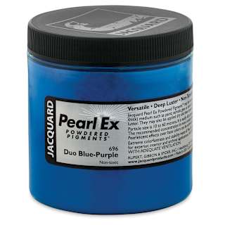 Jacquard Pearl-Ex Pigment - Duo Blue-Purple, 4 oz, Jar