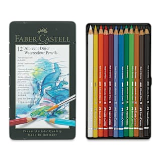 Faber-Castell Albrecht Durer Watercolor Pencil Set - Set of 12, Assorted Colors