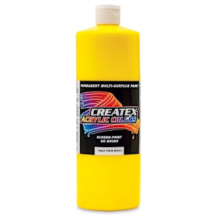 Createx Acrylics - Hansa Yellow Medium, Quart
