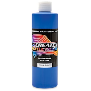 Createx Acrylics - Iridescent Electric Blue, Pint