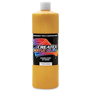 Createx Acrylics - Yellow Oxide, Quart