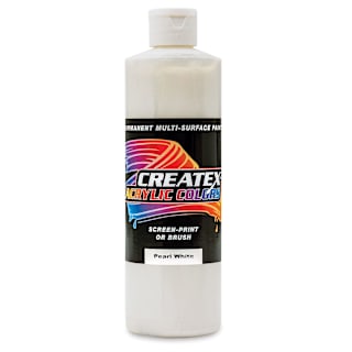 Createx Acrylics - Pearlescent White, Pint