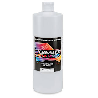 Createx Acrylics - Titanium White, Quart