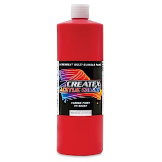 Createx Acrylics - Quinacridone Crimson, Quart