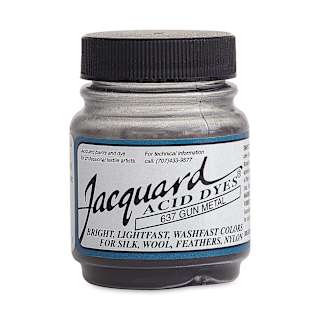 Jacquard Acid Dye - Gun Metal, 0.5 oz