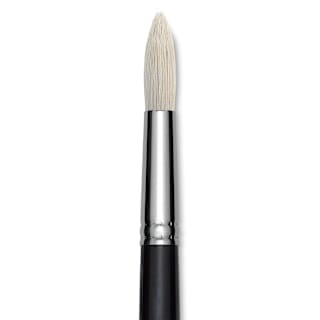 Utrecht Natural Chungking Pure Bristle Brush - Round, Size 10, Long Handle