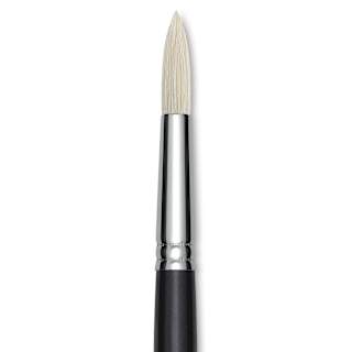 Utrecht Natural Chungking Pure Bristle Brush - Round, Size 8, Long Handle