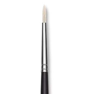 Utrecht Natural Chungking Pure Bristle Brush - Round, Size 1, Long Handle