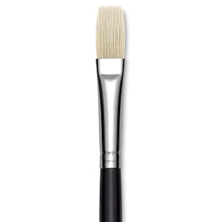 Utrecht Natural Chungking Pure Bristle Brush - Flat, Size 8, Long Handle