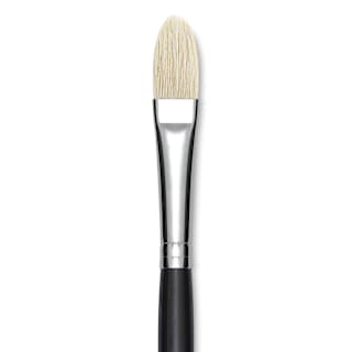 Utrecht Natural Chungking Pure Bristle Brush - Filbert, Size 8, Long Handle