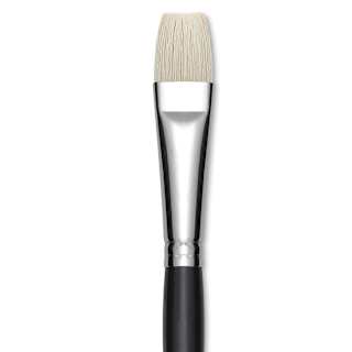 Utrecht Natural Chungking Pure Bristle Brush - Bright, Size 12, Long Handle