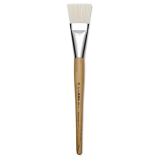 Blick Mega White Synthetic Brush - Mega Flat, Short Handle, Size 30