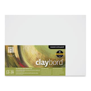 Ampersand Claybord - 12" x 16", 2"1 Deep Cradled