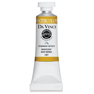 Da Vinci Artists' Permanent Watercolor - Iridescent Raw Sienna, 15 ml tube