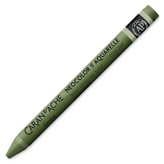 Caran d'Ache Neocolor II Aquarelle Artists' Pastel - Olive
