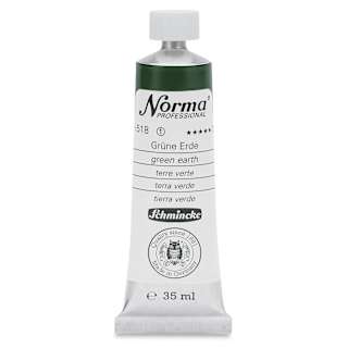 Schmincke Norma Professional Oil Paint - Green Earth, 35 ml, Tube