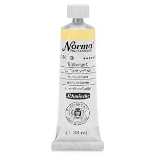 Schmincke Norma Professional Oil Paint - Brilliant Yellow, 35 ml, Tube