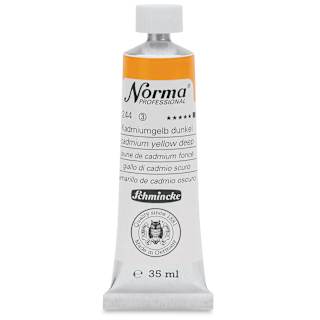 Schmincke Norma Professional Oil Paint - Cadimum Yellow Deep, 35 ml, Tube