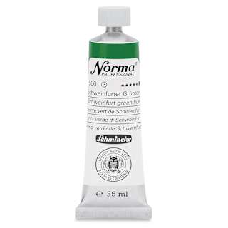 Schmincke Norma Professional Oil Paint - Schweinfurt Green Hue, 35 ml, Tube
