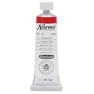 Schmincke Norma Professional Oil Paint - Madder Light, 35 ml, Tube