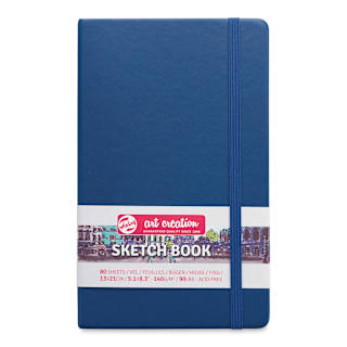 Talens Art Creations Sketchbook - Navy Blue, 8.3" x 5.1"