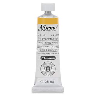 Schmincke Norma Professional Oil Paint - Chrome Yellow Hue Light, 35 ml, Tube