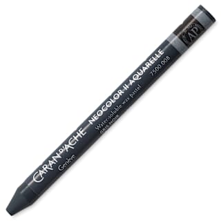 Caran d'Ache Neocolor II Aquarelle Artists' Pastel - Grayish Black