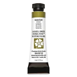 Daniel Smith Extra Fine Watercolor - Green Gold, 5 ml Tube