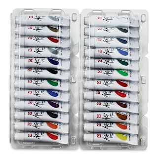 Sakura Koi Watercolor - Set of 24, Assorted Colors, 5 ml, Tubes
