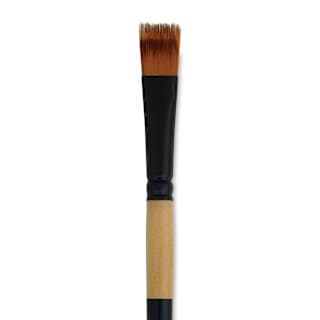 Dynasty Black Gold Brush - Tooth, Short Handle, Size 1/2"