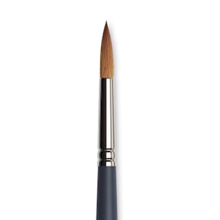 Winsor & Newton Professional Watercolor Synthetic Sable Brush - Round, Size 10, Short Handle
