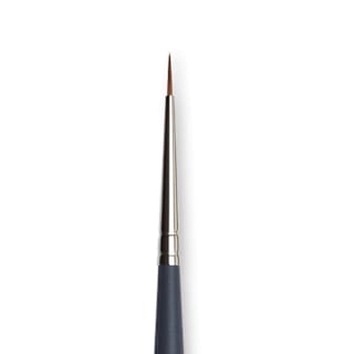 Winsor & Newton Professional Watercolor Synthetic Sable Brush - Round, Size 2/0, Short Handle