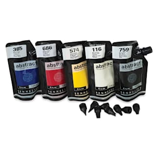 Sennelier Abstract Acrylic - Set of 5, 120 ml pouch
