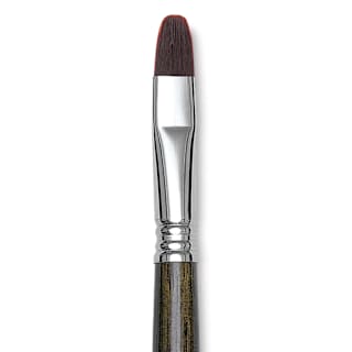 Escoda Primera Teijin Synthetic Brush - Bright, Long Handle, Size 1