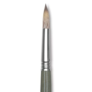 Escoda Tadami Synthetic Mongoose Brush - Round, Short Handle, Size 10