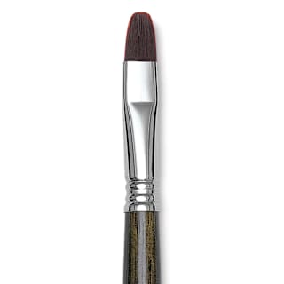 Escoda Primera Teijin Synthetic Brush - Bright, Long Handle, Size 14
