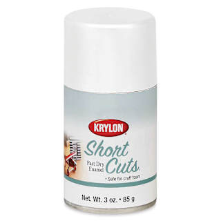 Krylon Short Cuts Spray Paint - White (Flat), 3 oz