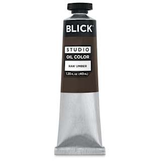 Blick Oil Colors - Raw Umber, 40 ml tube