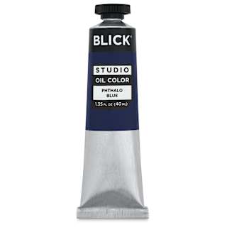 Blick Oil Colors - Phthalo Blue, 40 ml tube